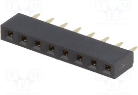 ZL305-08, Гнездо, IDC, "мама", PIN 8, прямой, 2,54мм, THT, 1x8, позолота, 3А ZL305-08, Гнездо, IDC, "мама", PIN 8, прямой, 2,54мм, THT, 1x8, позолота, 3А