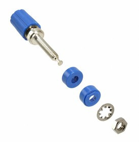 3760-6, Test Plugs &amp; Test Jacks BINDING POST, TIN PLT. (BLUE)
