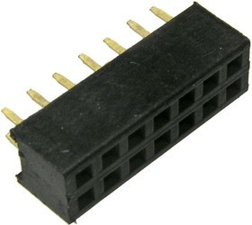 PBD2-12 (PBD2-2x6) 2.00 mm, Гнездо для плат 2.00 мм PBD2-12 (PBD2-2x6) 2.00 мм, 12 контактов