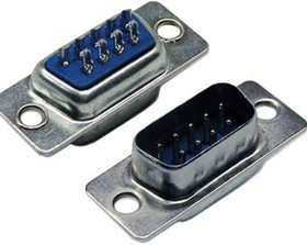 DB-9M, вилка D-SUB 9 pin пайка на кабель (100-09PCBNS) DB-9M, вилка D-SUB 9 pin пайка на кабель (100-09PCBNS)