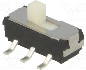MSS-2235S, Переключатель движковый, 2, DPDT, 0,3A/6ВDC, ON-ON, количество выводов 6