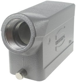 09300161540, Heavy Duty Power Connectors HAN 16B PG21 SIDE METAL HOOD