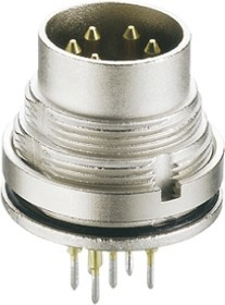 0317 12, 12 Pole Din Plug, DIN EN 60529, 3A, 60 V ac IP68, Female, Wall Mount