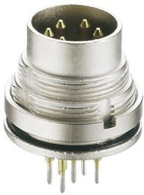 0317 12, 12 Pole Din Plug, DIN EN 60529, 3A, 60 V ac IP68, Female, Wall Mount