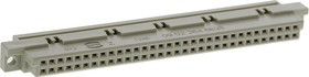 09022646828, Harting 64 Way 2.54mm Pitch, Type B Class C2, 2 Row, Right Angle DIN 41612 Connector, Socket 09022646828, Harting 64 Way 2.54mm Pitch, Type B Class C2, 2 Row, Right Angle DIN 41612 Connector, Socket