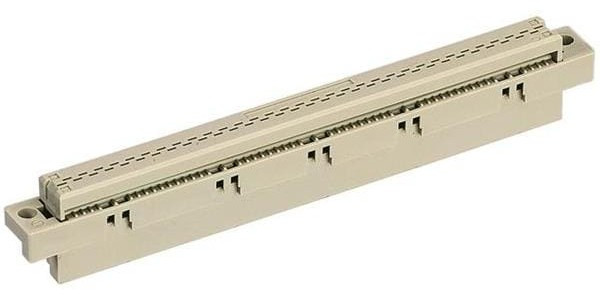 09022646828, Harting 64 Way 2.54mm Pitch, Type B Class C2, 2 Row, Right Angle DIN 41612 Connector, Socket 09022646828, Harting 64 Way 2.54mm Pitch, Type B Class C2, 2 Row, Right Angle DIN 41612 Connector, Socket
