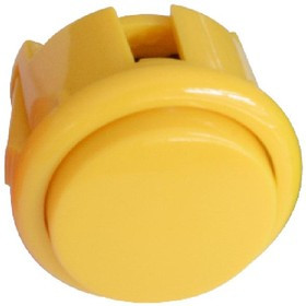 24mm-BL1-Y (OBSF-24), Кнопка аркадная 24мм желтая 16А/250V