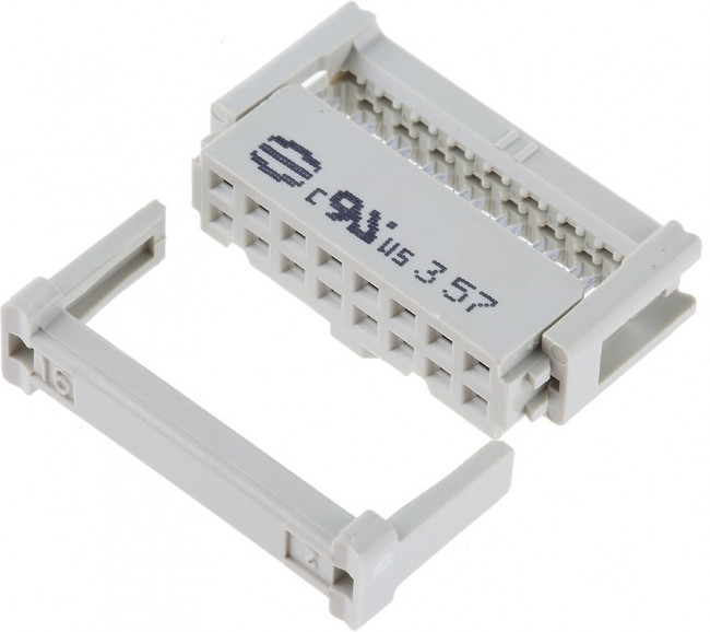 09185167813, Harting 16-Way IDC Connector Socket for Cable Mount, 2-Row