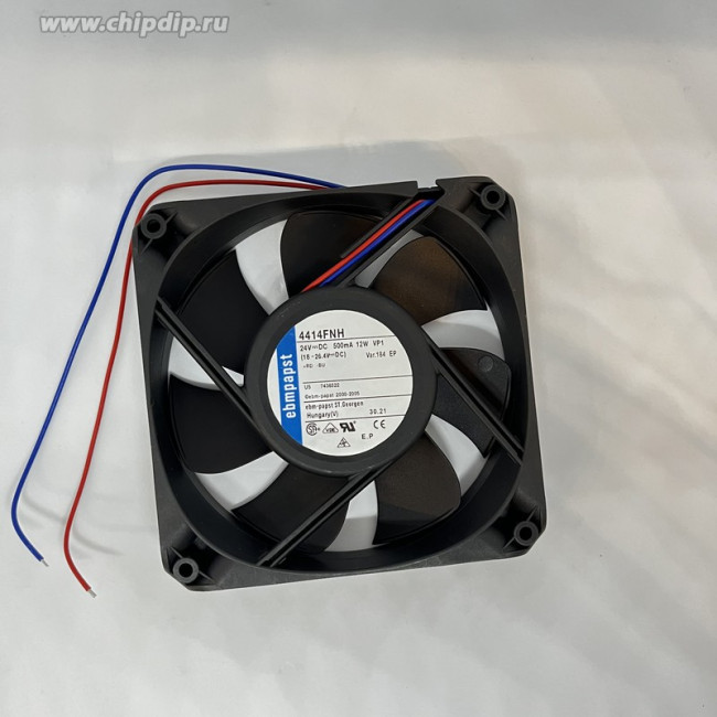 4414FNH, 4400 F Series Axial Fan, 24 V dc, DC Operation, 225m³/h, 12W, 119 x 119 x 25mm