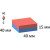 Неодимовый магнит прямоугольник 40х40х15 мм