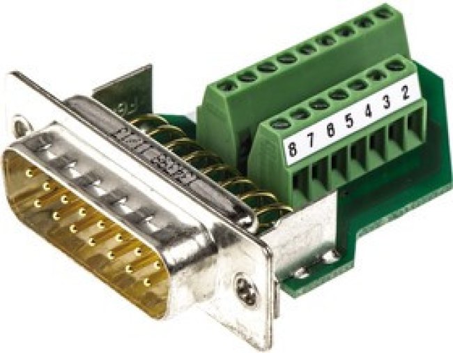 1688078, VS-15-ST-DSUB/16-MPT-0.5 15 Way Panel Mount D-sub Connector Plug