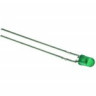 L-7104GD-12V (L-934GD-12V), Светодиод зеленый 40° d=3мм 20мКд 565нМ