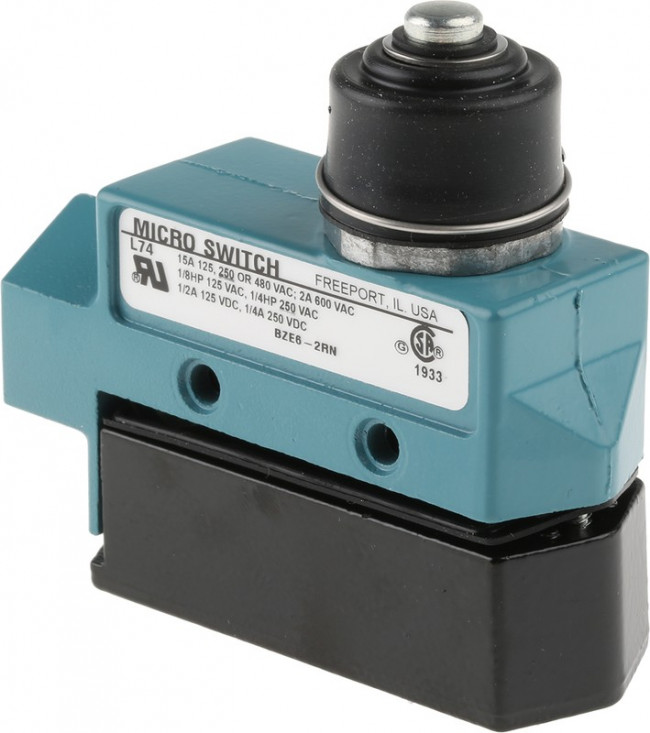 BZE6-2RN, Limit Switches 1NC 1NO SPDT Top Plunger