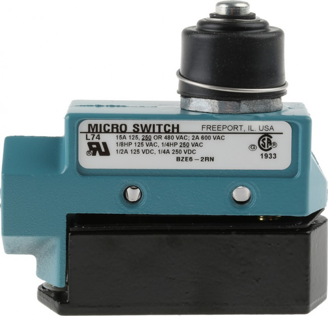 BZE6-2RN, Limit Switches 1NC 1NO SPDT Top Plunger