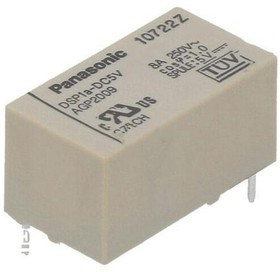 DSP1A5D, Power Relay 5VDC 5DC/8AAC SPST-NO(20.2x11x10.5)mm THT