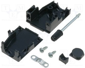 DSSK-P-09-L-K, Корпус для разъемов D-Sub, D-Sub HD 15pin,D-sub 9pin, UNC4-40