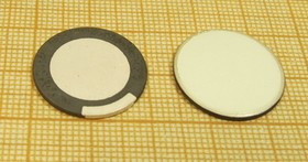 Пьезоэлемент ультразвуковой, размер 20x 1.2, форма диск, частота 1.7МГц, модель AW16Y20120F2-02, Aud