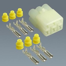 DJ7065F-2.2-21, Разъем авт. соединитель DJ7065F-2.2-21, 12/ 24 (DC) В