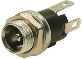 MP-FC681521A, Разъем Питания DC, Гнездо, 3 А, 2.1 мм, Монтаж в Панель, Пайка