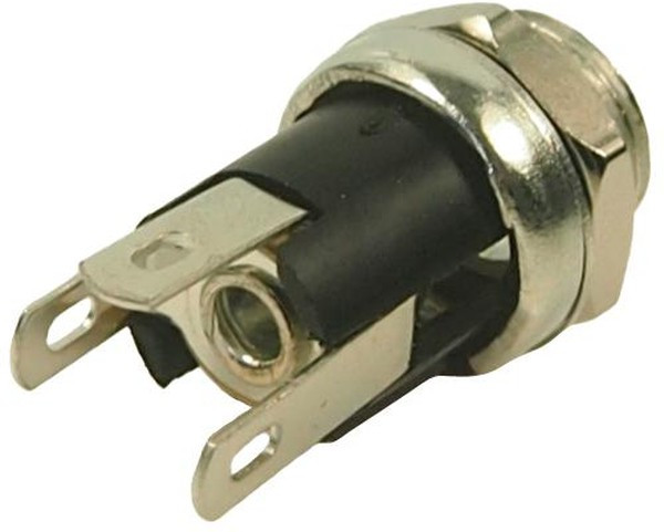 MP-FC681521A, Разъем Питания DC, Гнездо, 3 А, 2.1 мм, Монтаж в Панель, Пайка