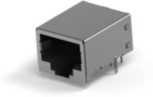 406732-2, Modular Connectors / Ethernet Connectors MJ,10MM,8P,SHLD,NO HSG POST,SN