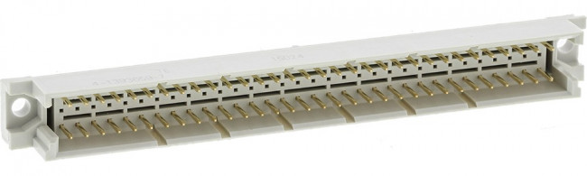 4-1393659-7, Eurocard 64 Way 2.54mm Pitch, Type R Class C2, 3 Row, Straight DIN 41612 Connector, Plug