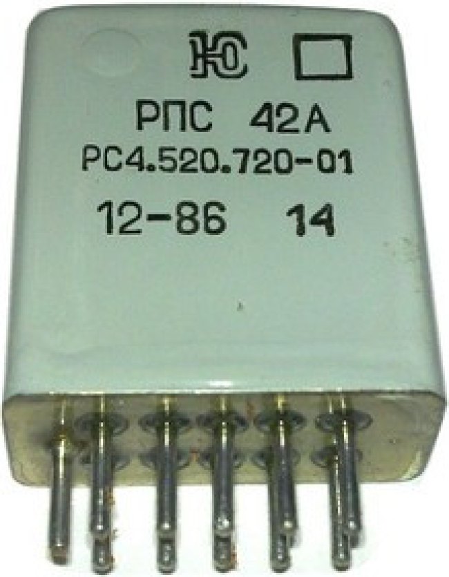 Реле 27В, РС4.520.720-01, РПС42А Реле 27В, РС4.520.720-01, РПС42А