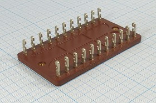 Клеммник, плата соединительная, 22 контакта, 102x19.5x57мм, 2отверстия под винт М3, 3ПМ20-11; №12740 клеммн ПС\22C\102x19,5x57\\2отв М3\3ПМ2