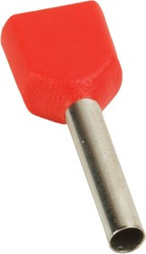 Наконечник штыревой втулочный под два провода НШвИ2 OptiKit T-Shv2-PVC- 0.75-8 (уп.100шт) КЭАЗ 278043