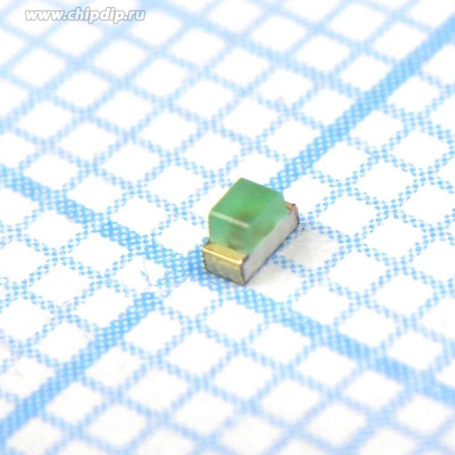 KP-1608SGD, Светодиод smd 1,6х0,8мм/зеленый/ 568нм/4-15мкд/120°