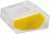 Elvert Зажим разветвительный втычной четырехгнездовой прозрачный с желтой вставкой макс.сечение 2,5 кв.мм 24 А (1 пакет/50 шт.) TC-254
