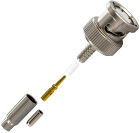 031-315-1005, RF/COAXIAL, BNC PLUG, STRAIGHT, 50 OHM, CRIMP