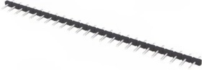 DG332J-5.0-24P-13-00A(H), Планка штыревая шаг 5мм; количество полюсов: 24; прямой; "папа"