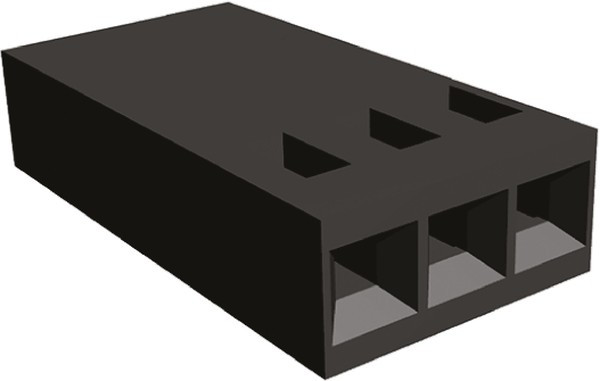 87499-6, Headers &amp; Wire Housings RECEPTACLE 3 POS