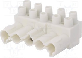 93.031.3550.0, Разъем: разъемный клеммник, зажим под винт, "мама", ST18, прямой