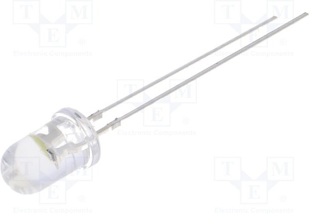 OS5WDK5A31A, LED; 5mm; white cold; candle light effect,blinking; 5800?7000mcd