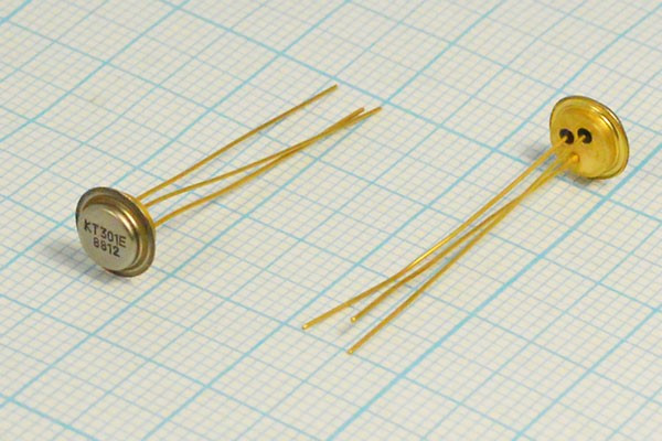 Транзистор КТ301Е, тип NPN, 0,15 Вт, корпус КТЮ-3-1 ,Au Транзистор КТ301Е, тип NPN, 0,15 Вт, корпус КТЮ-3-1 ,Au