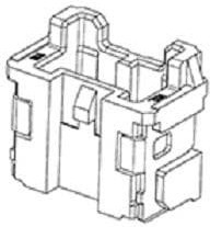 505575-0381, Headers &amp; Wire Housings MicroLockPlus Vrt Hdr SR 3Ckt W/KAP