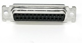 DBU25STFO1, D-Sub Standard Connectors DSUB 25 F CRIMP F0 TIN