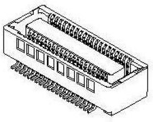 54684-0804, Board to Board & Mezzanine Connectors 80 Ckt Receptacle lead free 54684-0804, Board to Board & Mezzanine Connectors 80 Ckt Receptacle lead free