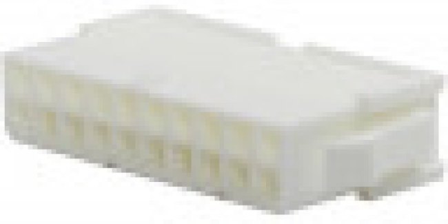 39-01-2206, Корпус разъема, Mounting Ears, Mini-Fit Jr. 5559, Штекер, 20 вывод(-ов), 4.2 мм