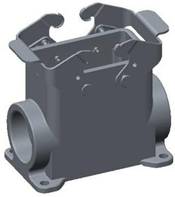 T1470102232-000, Heavy Duty Power Connectors Hood 94MM L 74MM H 57MM W PG2x16 Side