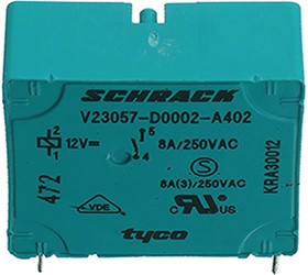7-1393215-9, PCB Power Relay V23057 1NO 5A DC 24V 1.2kOhm