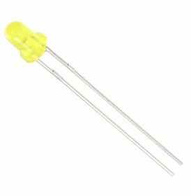 LTL-4251, Standard LEDs - Through Hole Yellow Diffused