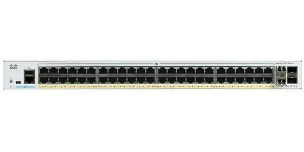 Catalyst 1000 48x 10/100/1000 Ethernet RJ-45 ports, 4x 1Gb SFP uplinks, C1000-48T-4G-L