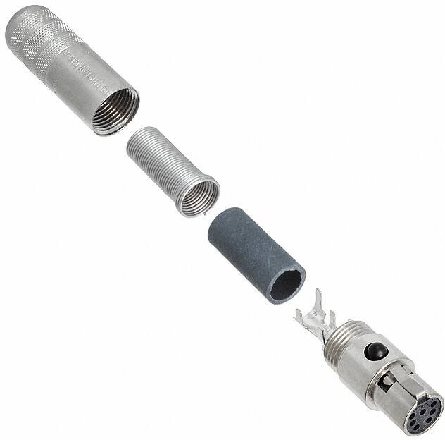 TA7FSHF, XLR Connectors 7P FEMALE SCKT SHLD W FLEX STRAIN TA7FSHF, XLR Connectors 7P FEMALE SCKT SHLD W FLEX STRAIN