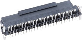 154719 / 154719-E, SMC Series Straight Surface Mount PCB Socket, 50-Contact, 2-Row, 1.27mm Pitch, Solder Termination