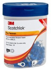 MV14-10R/LX, Terminals RING, VNYL INS BTL L-12-10-WP