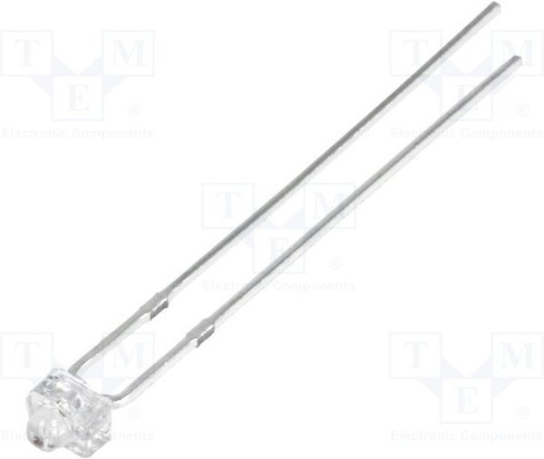 OSG5TS7334A, LED; 1.8mm; green; blinking; 220?330mcd; 30°; 3?5V; Front: convex