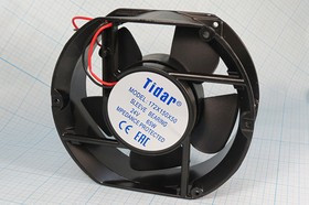 Вентилятор 172x150x51, напряжение 24В, мощность 65Вт, выводы 2L, подшипник скольжения, RQD17215051MS